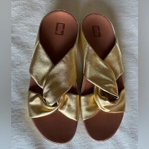 FitFlop Shimmering Gold Women's Sandals